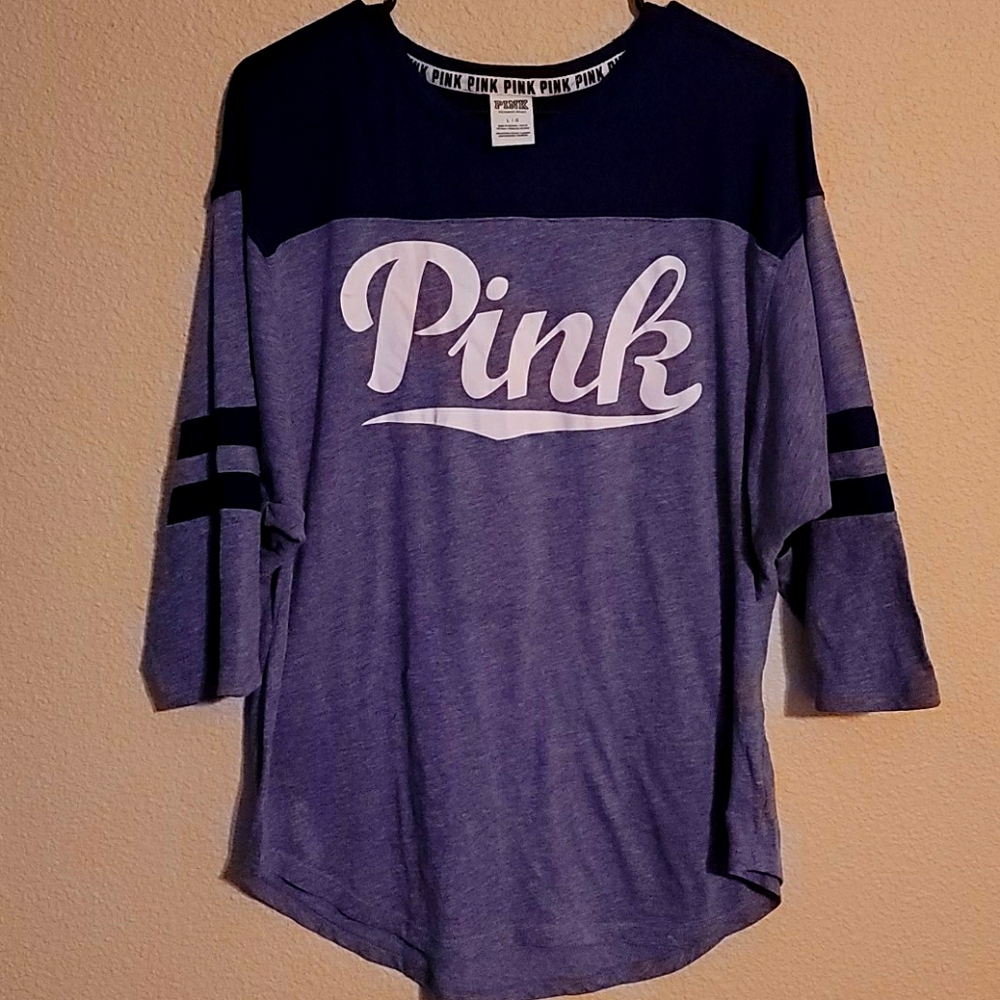 Pink Victoria Secret Woman Shirt